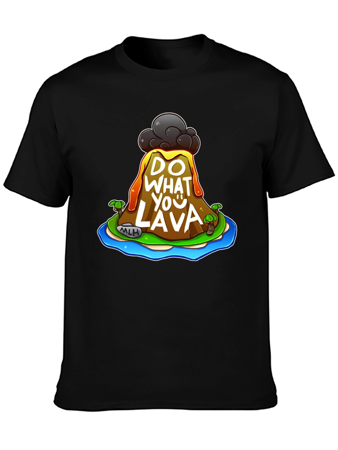 Do What You Lava Graphic T-Shirt - Black