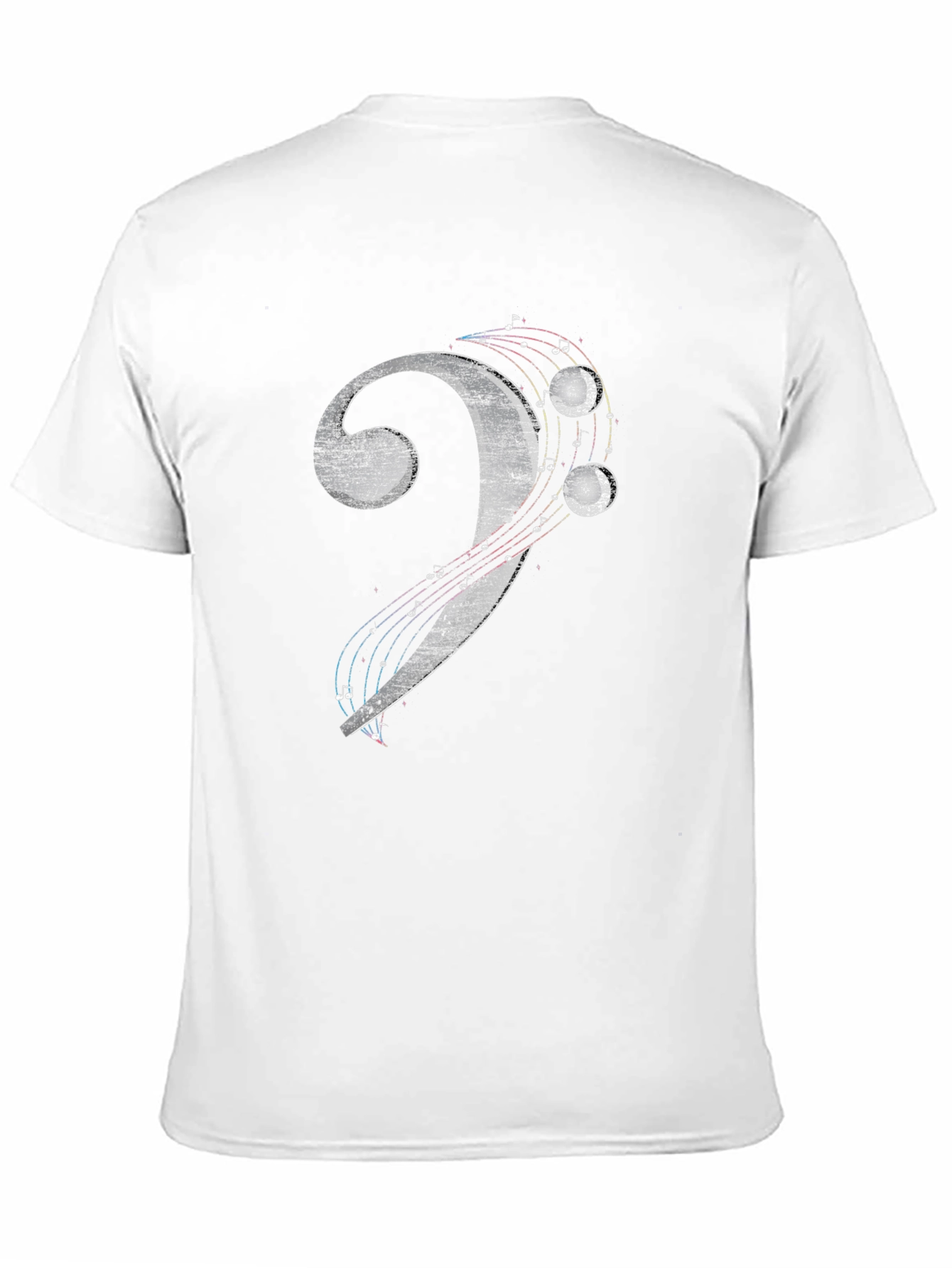 Bass Clef Musical Note Graphic T-Shirt