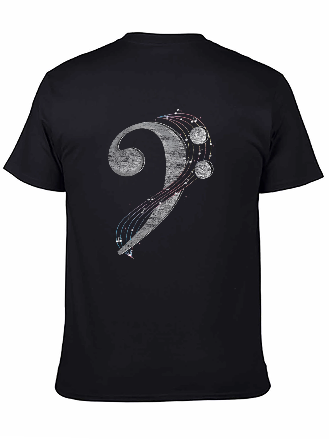 Bass Clef Musical Note Graphic T-Shirt