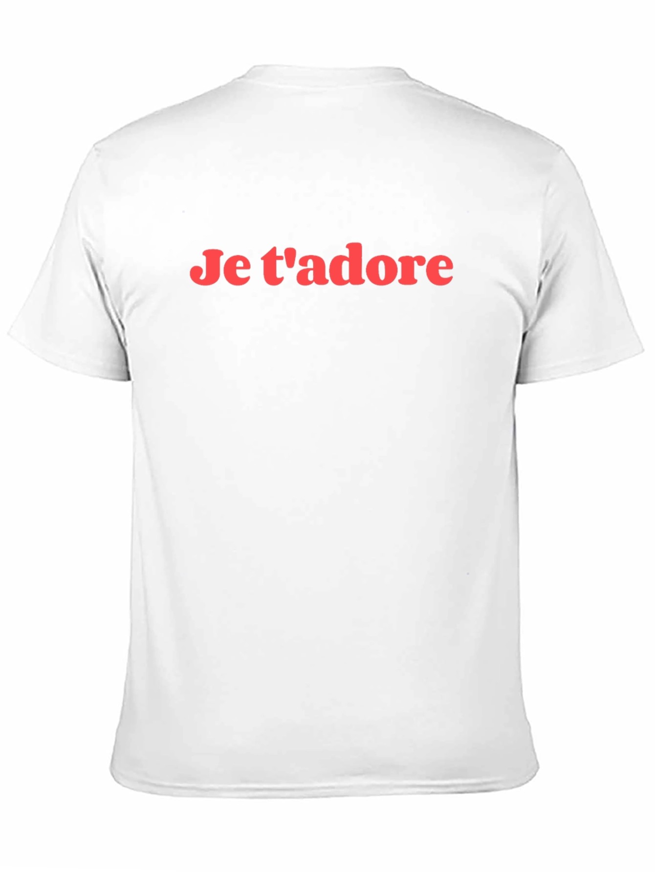 Je tadore Tee - French Love Statement Shirt