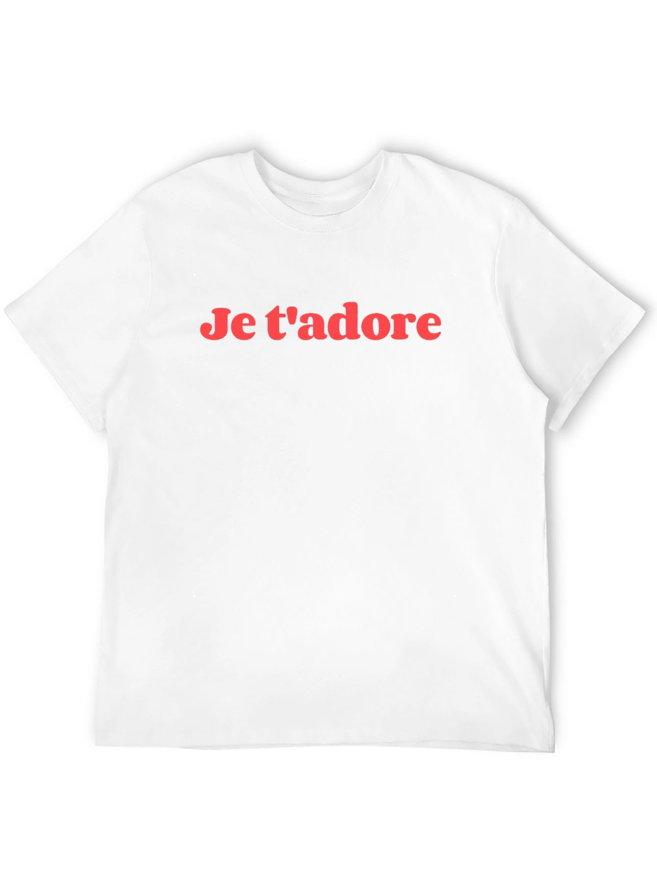 Je tadore Tee - French Love Statement Shirt