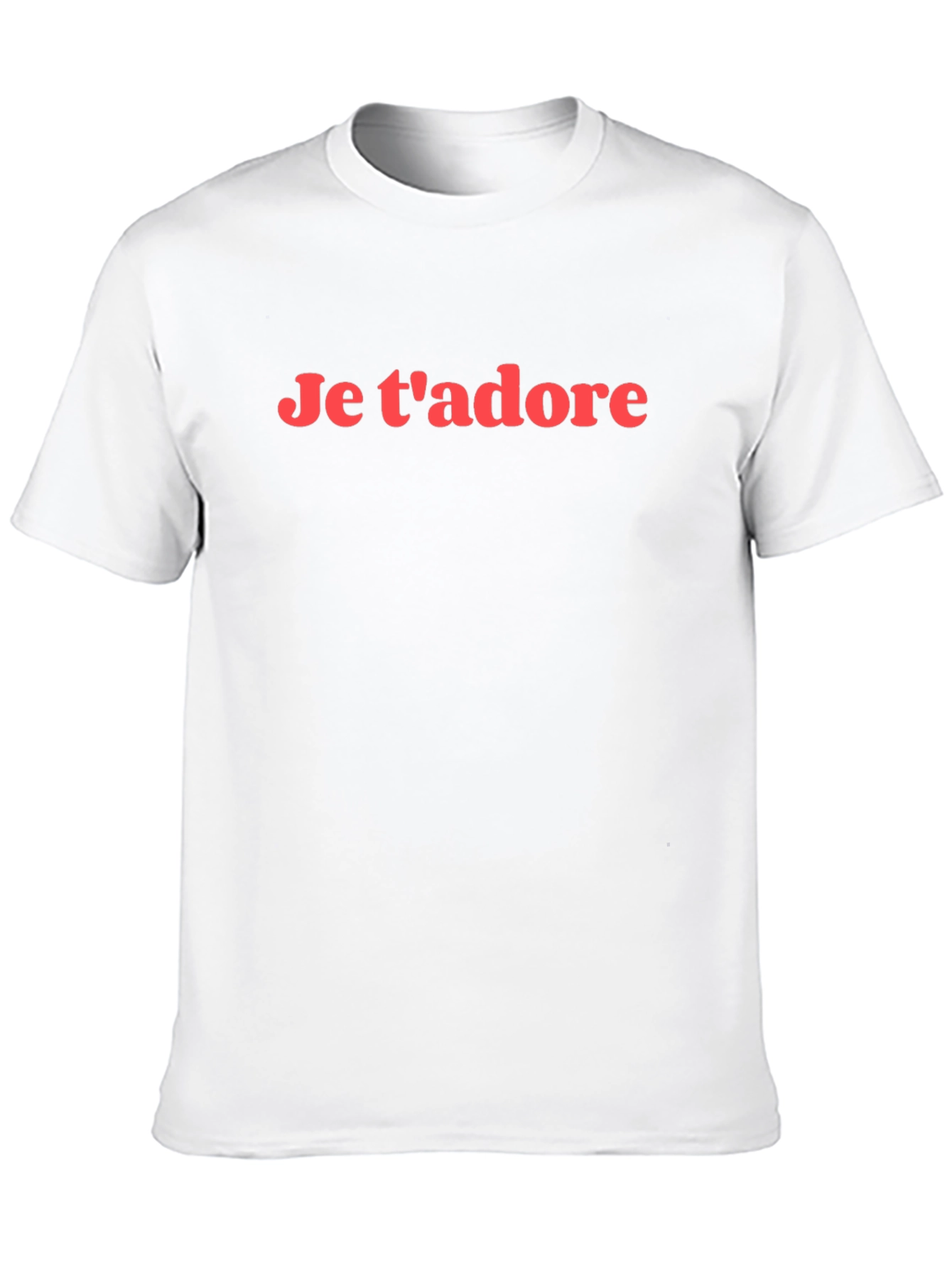 Je tadore Tee - French Love Statement Shirt