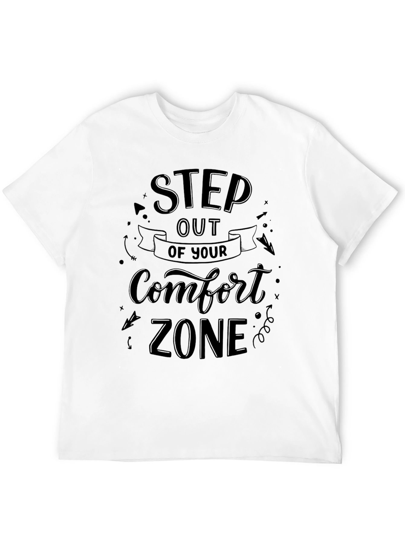Step Out Comfort Zone Graphic Tee