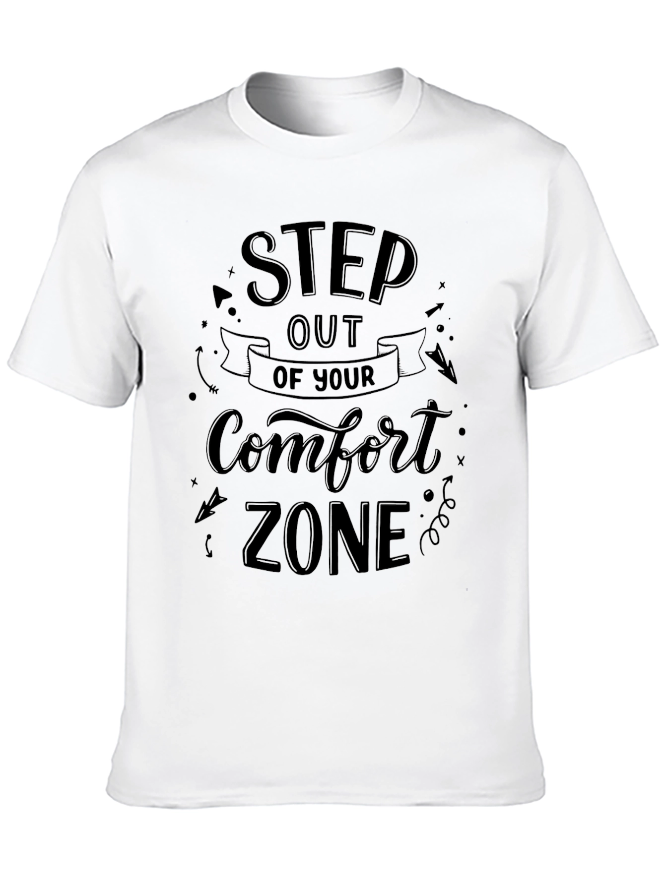 Step Out Comfort Zone Graphic Tee