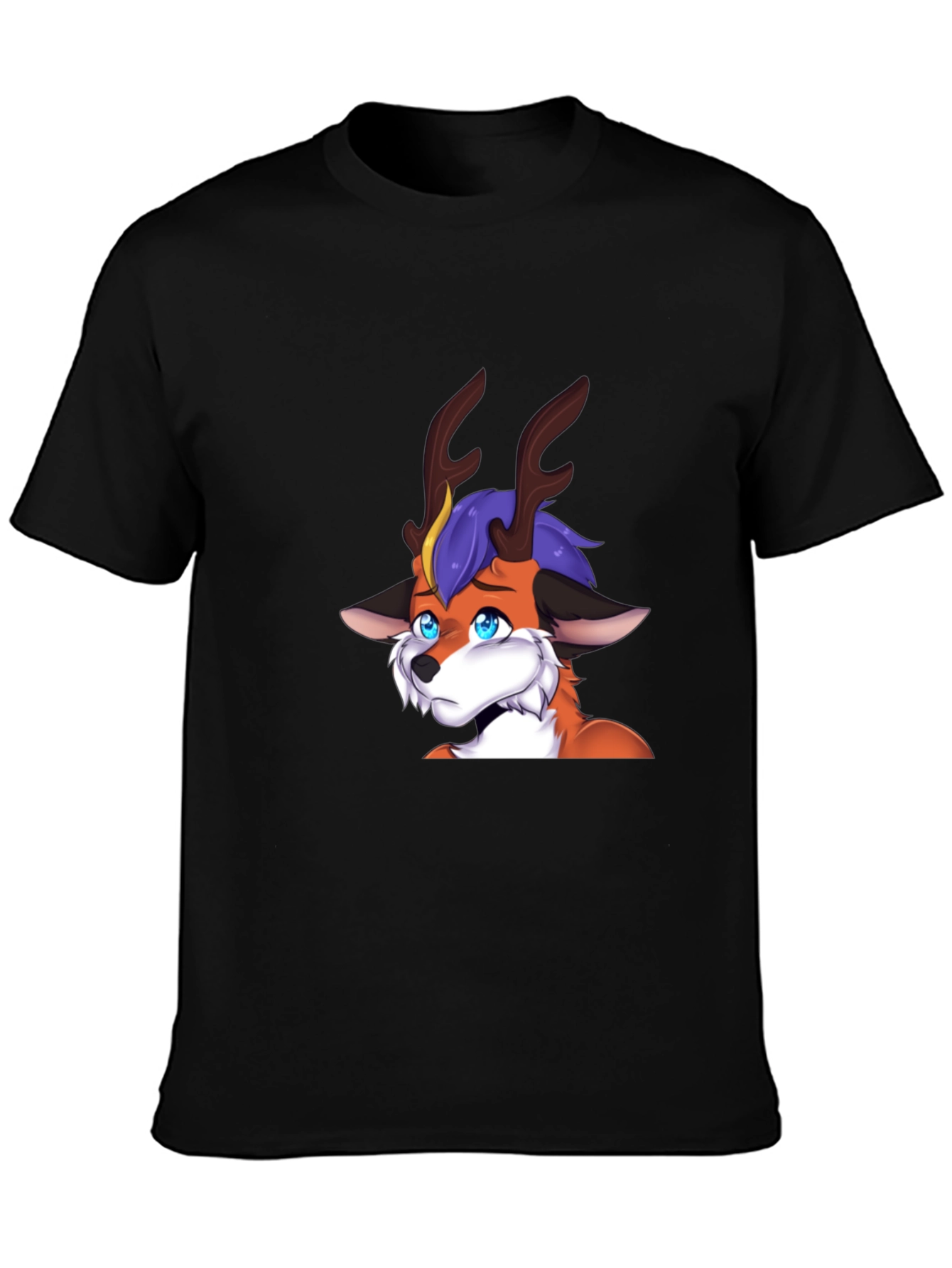 Unique Furry Character Graphic T-Shirt
