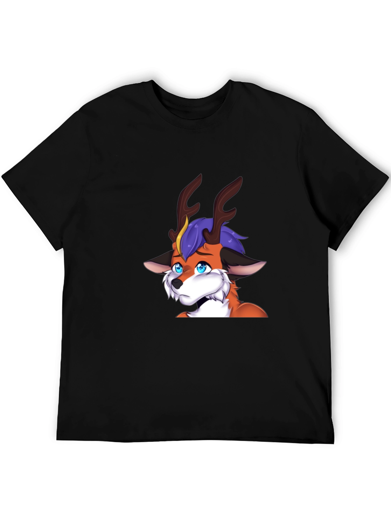 Unique Furry Character Graphic T-Shirt