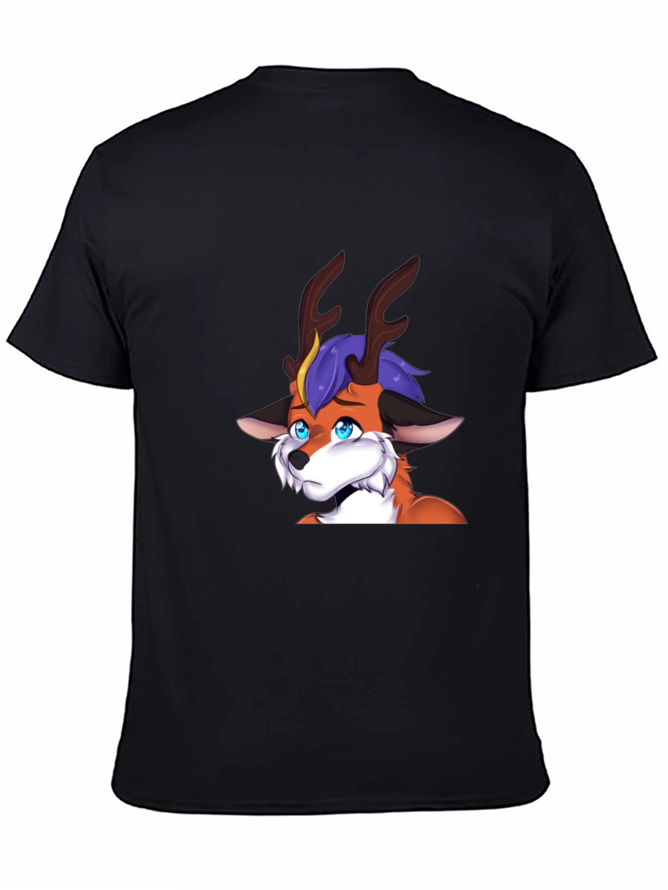 Unique Furry Character Graphic T-Shirt