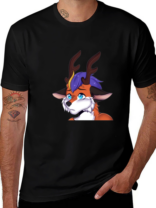 Unique Furry Character Graphic T-Shirt