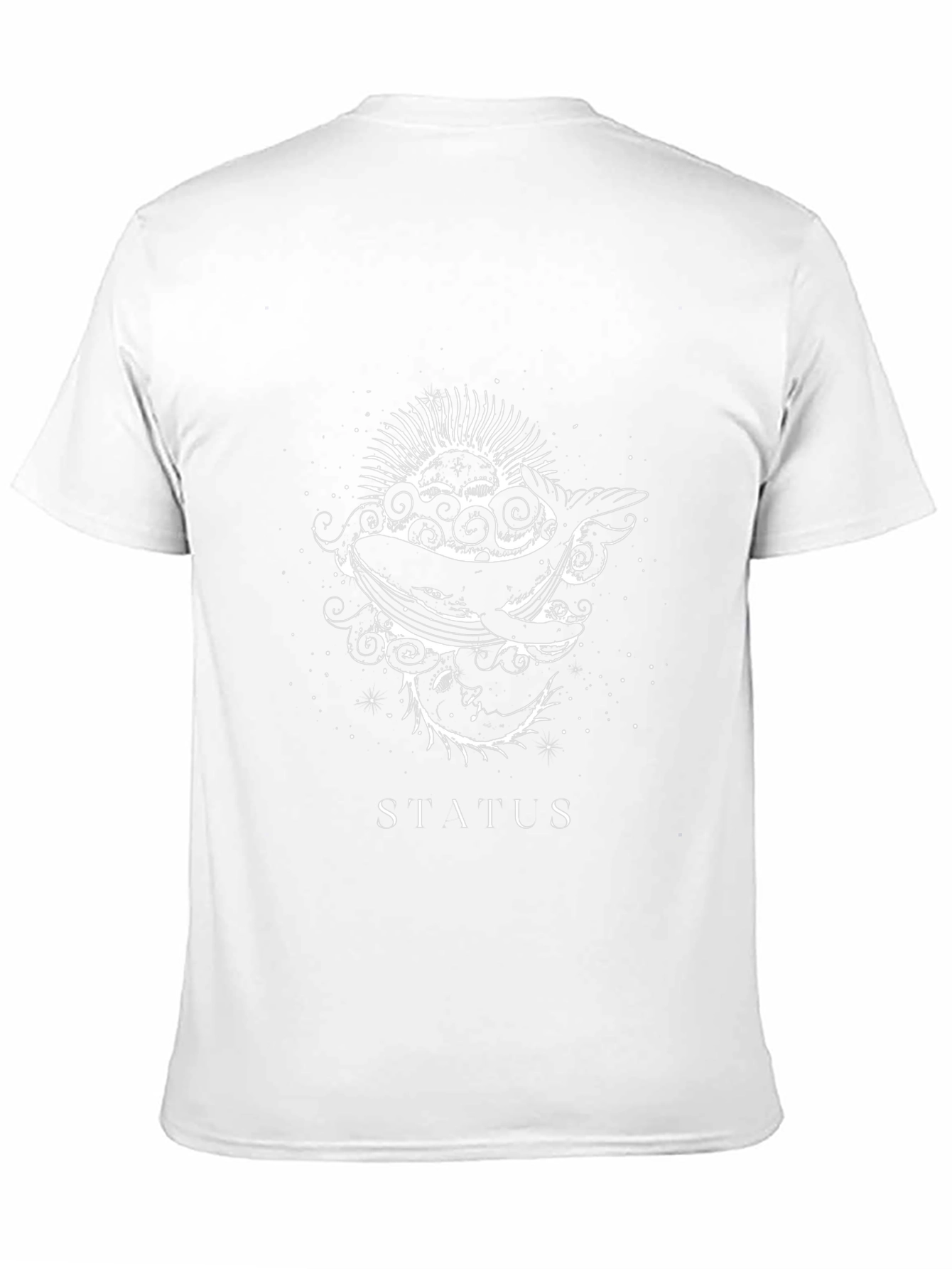 Whale Graphic Black T-Shirt