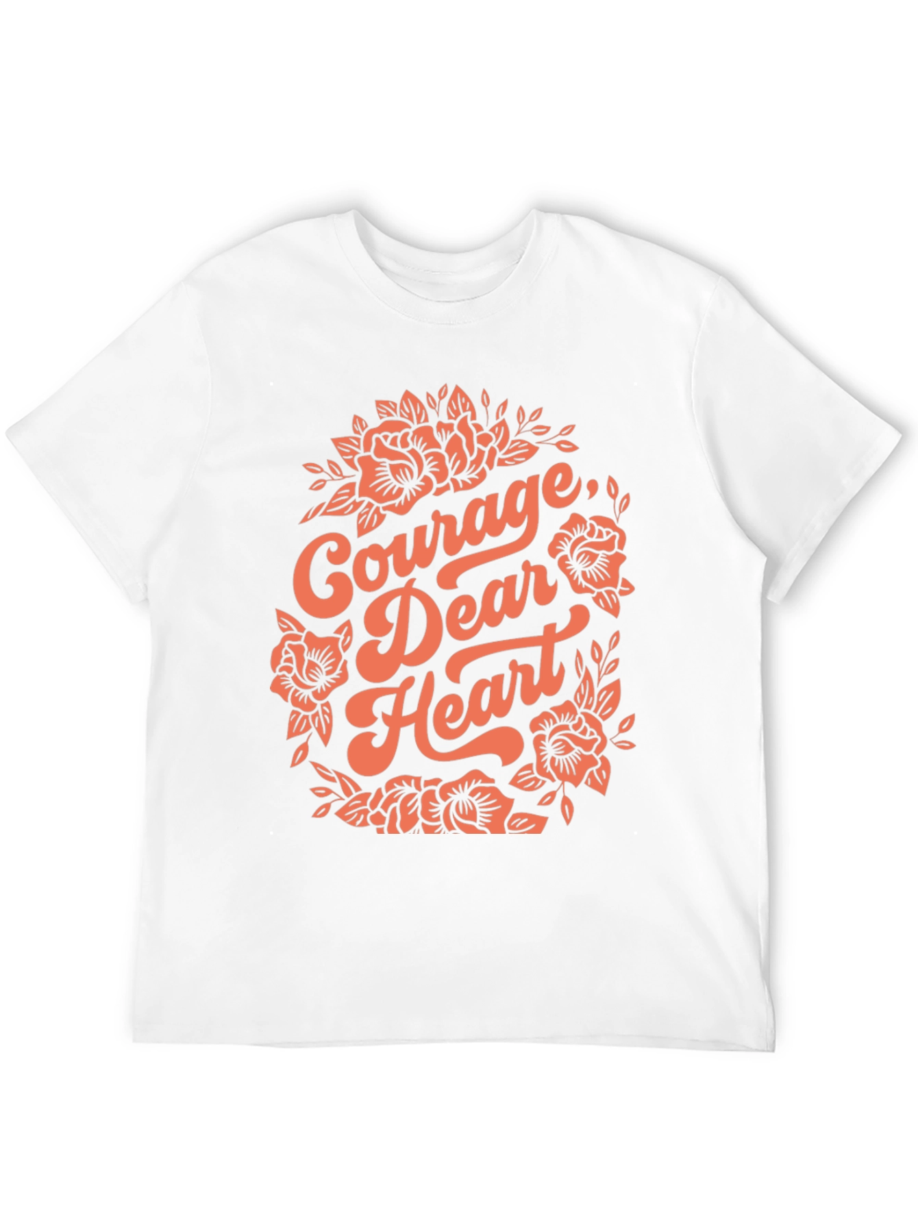 Courage Dear Heart Floral Graphic Tee