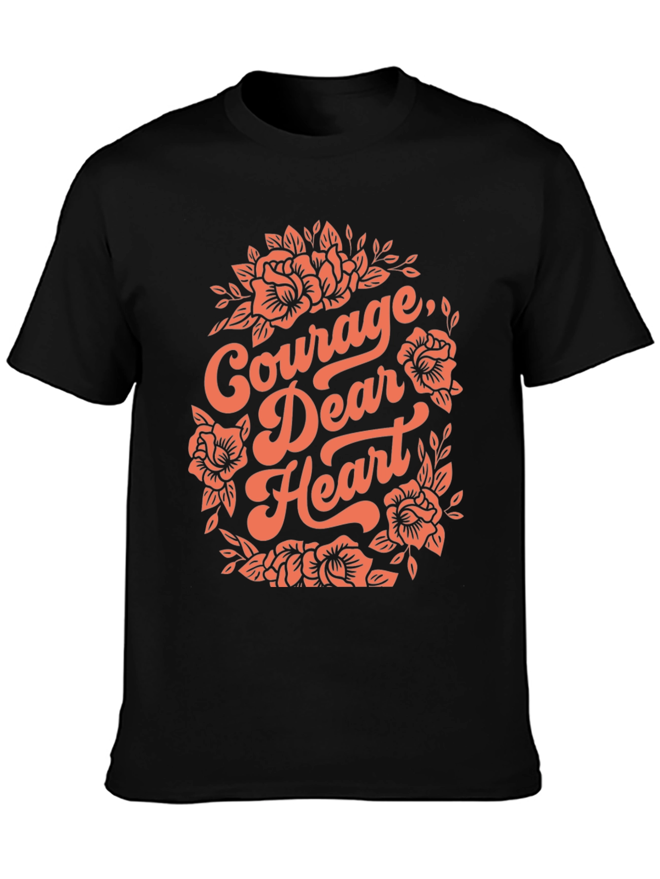 Courage Dear Heart Floral Graphic Tee