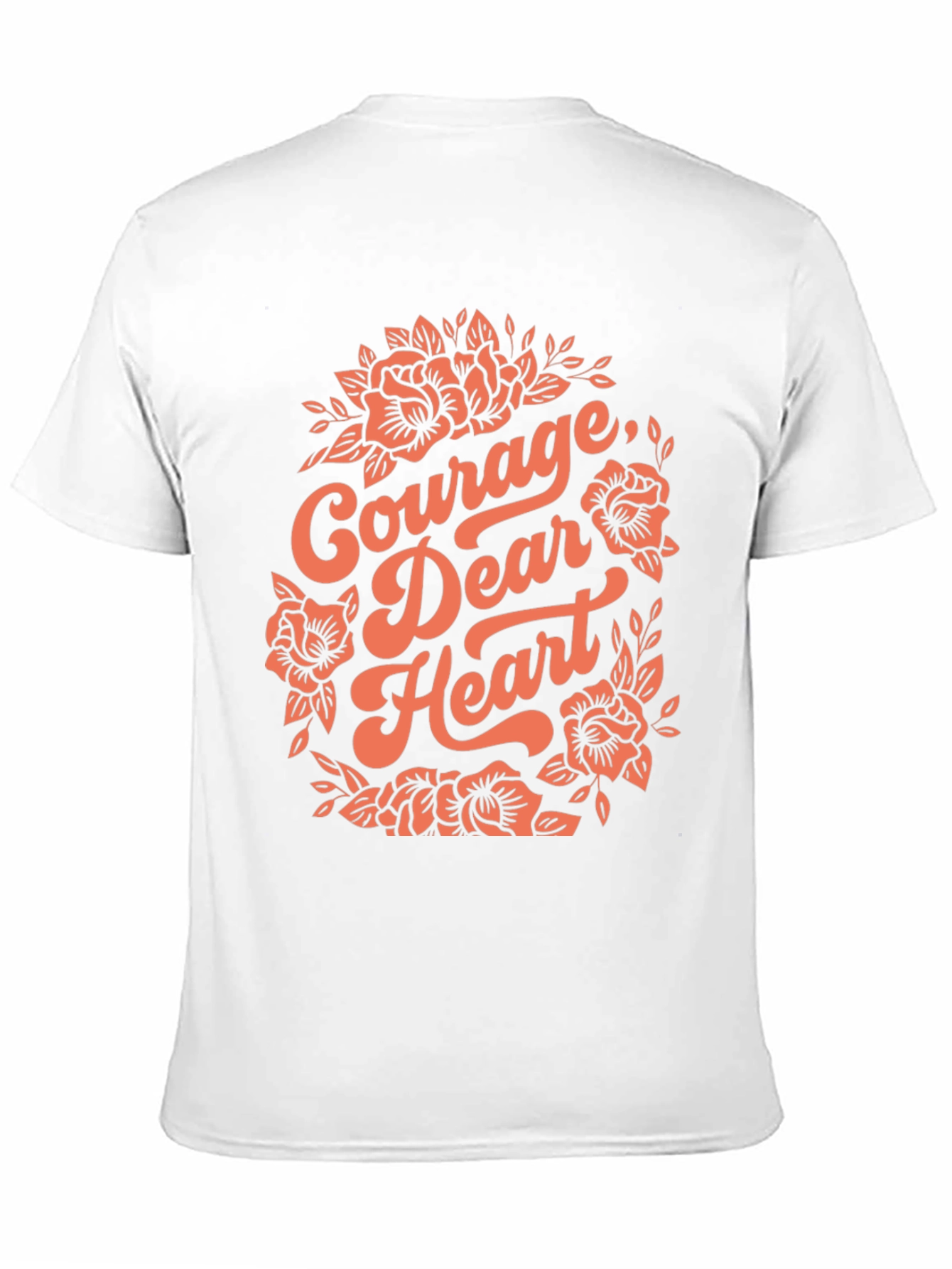 Courage Dear Heart Floral Graphic Tee