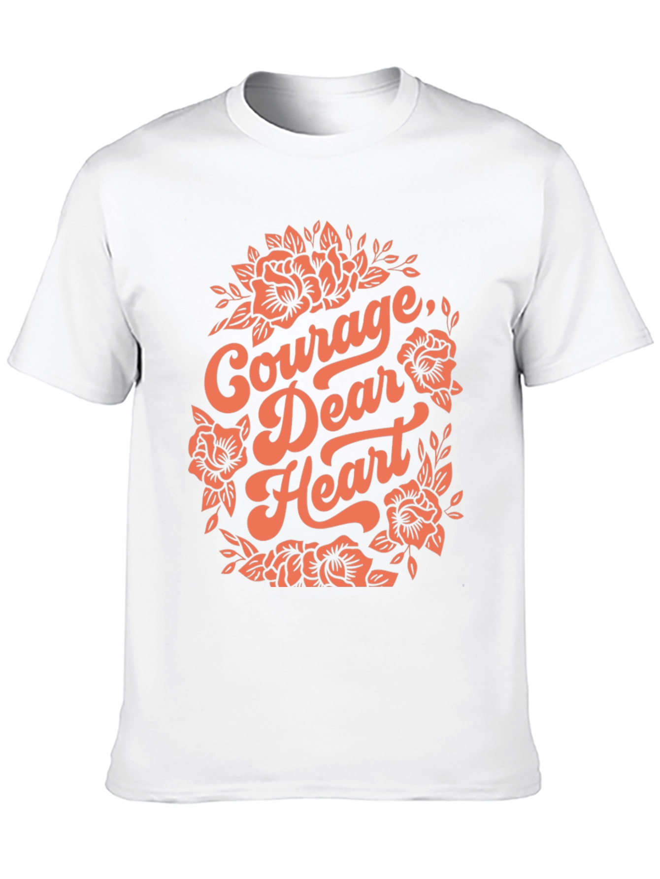 Courage Dear Heart Floral Graphic Tee