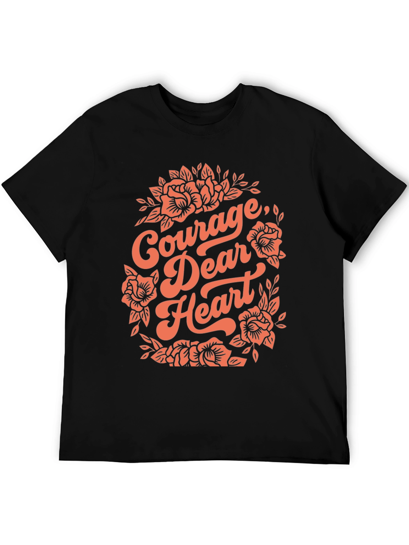 Courage Dear Heart Floral Graphic Tee