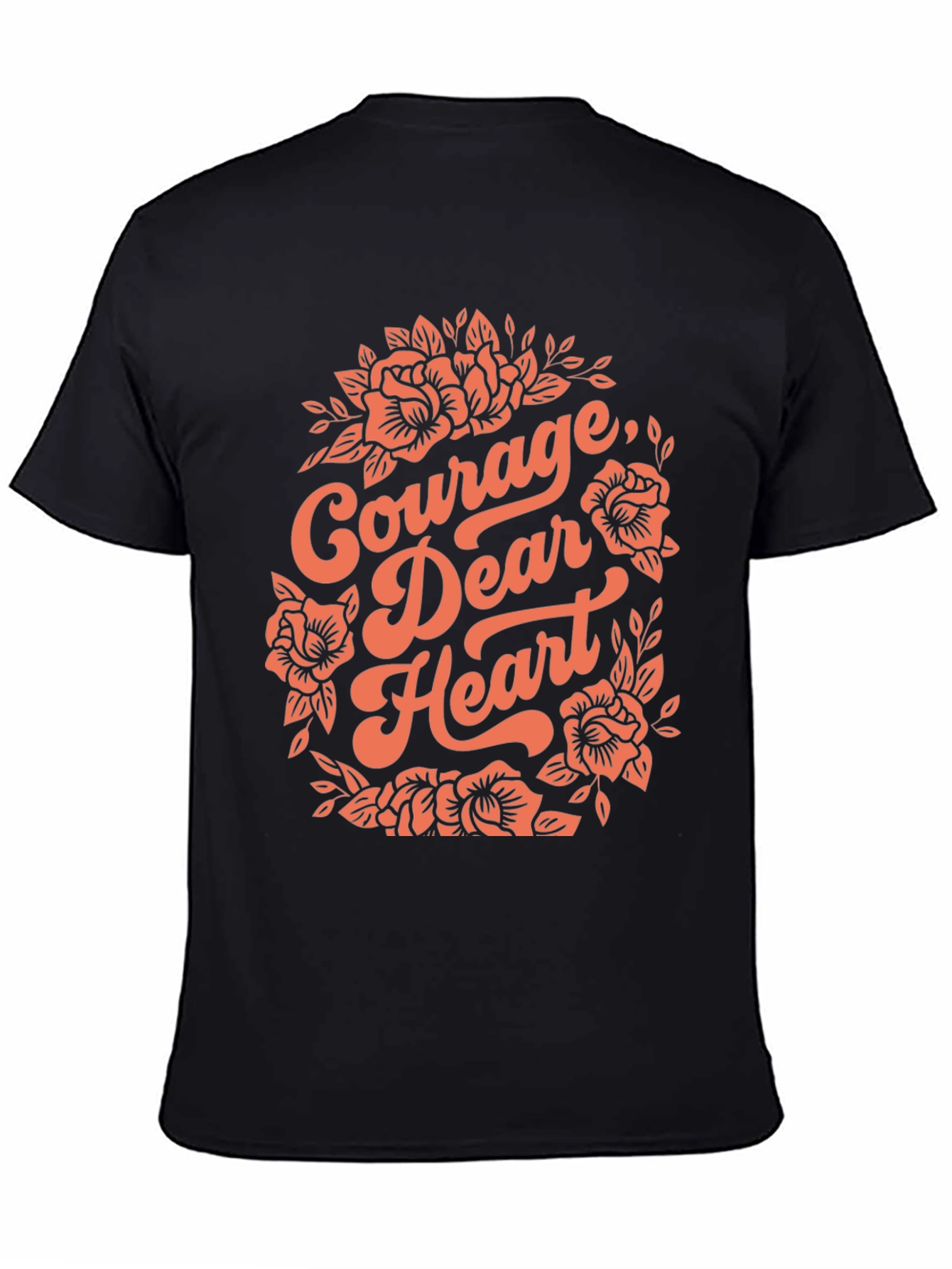 Courage Dear Heart Floral Graphic Tee