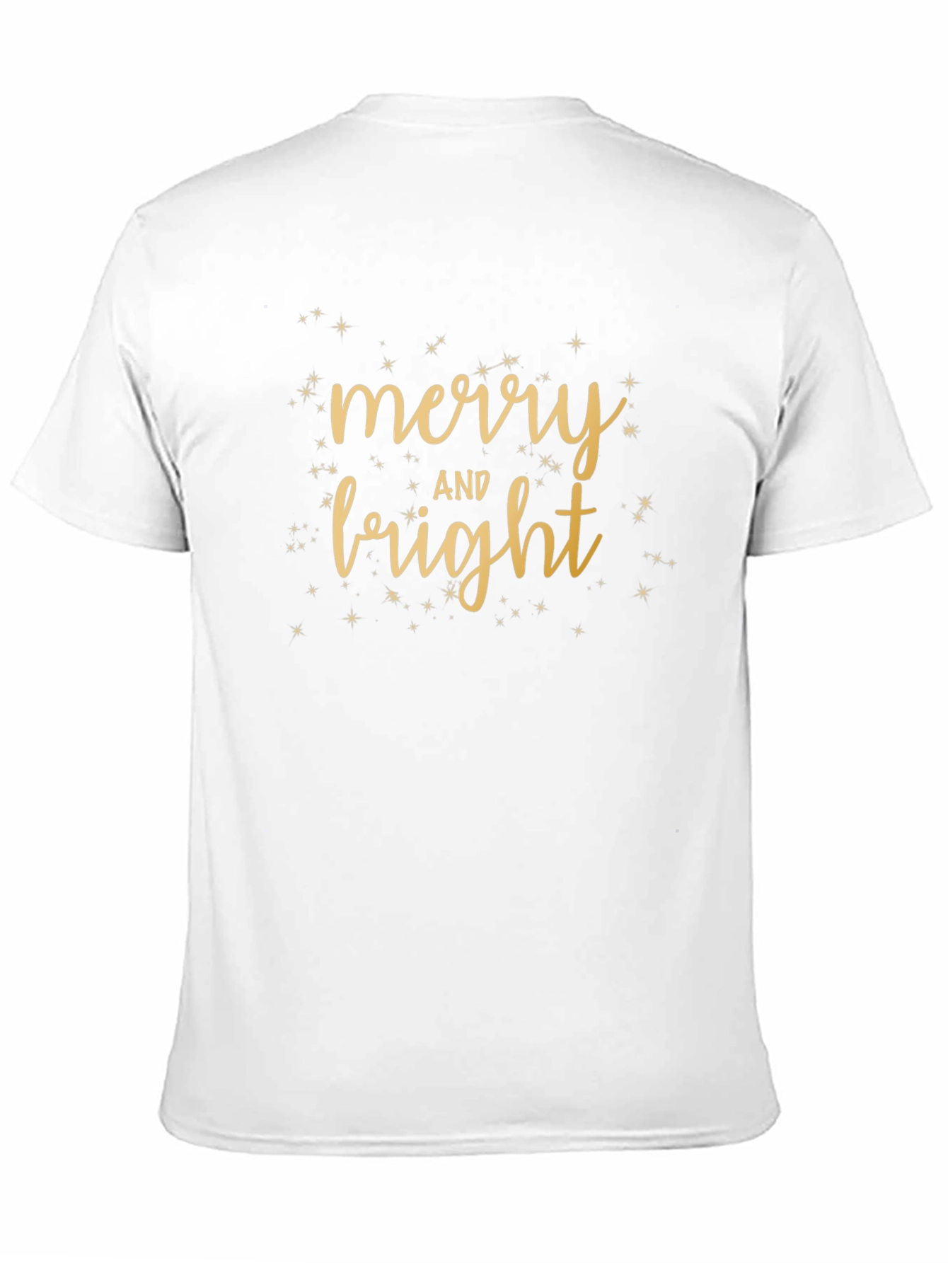 Merry & Bright Black Tee