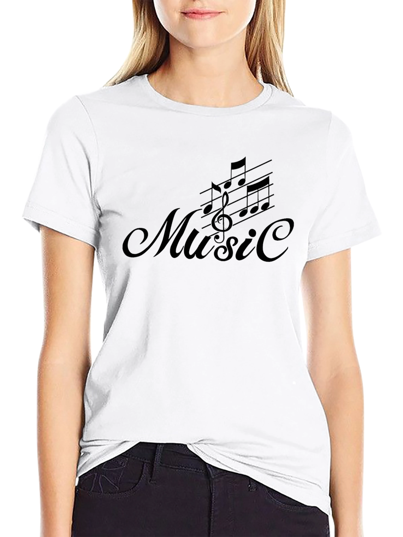 Music Graphic Black Tee