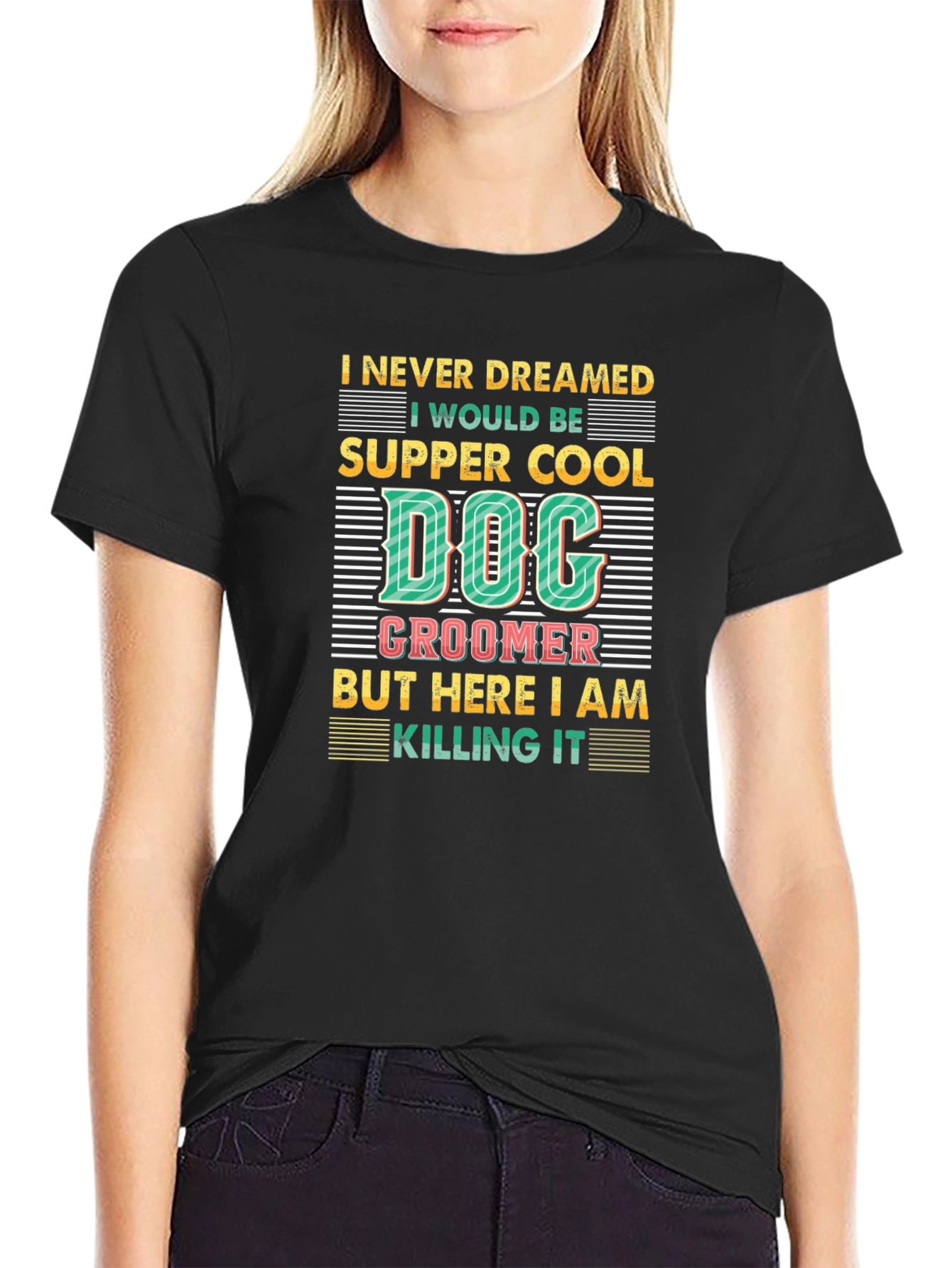 Dog Groomer T-Shirt -  Super Cool Dog Lover Tee