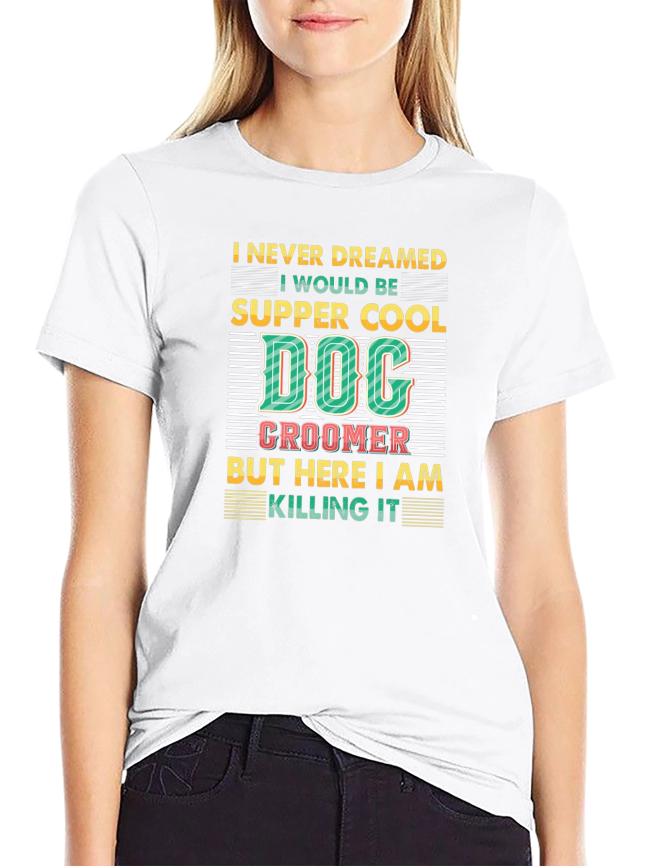 Dog Groomer T-Shirt -  Super Cool Dog Lover Tee