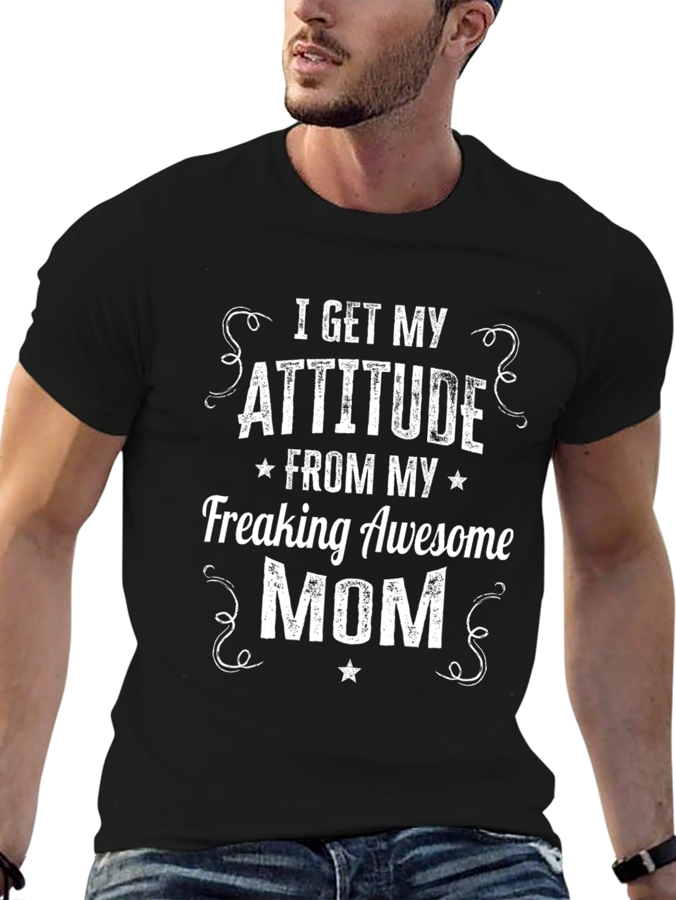 Awesome Mom Attitude T-Shirt