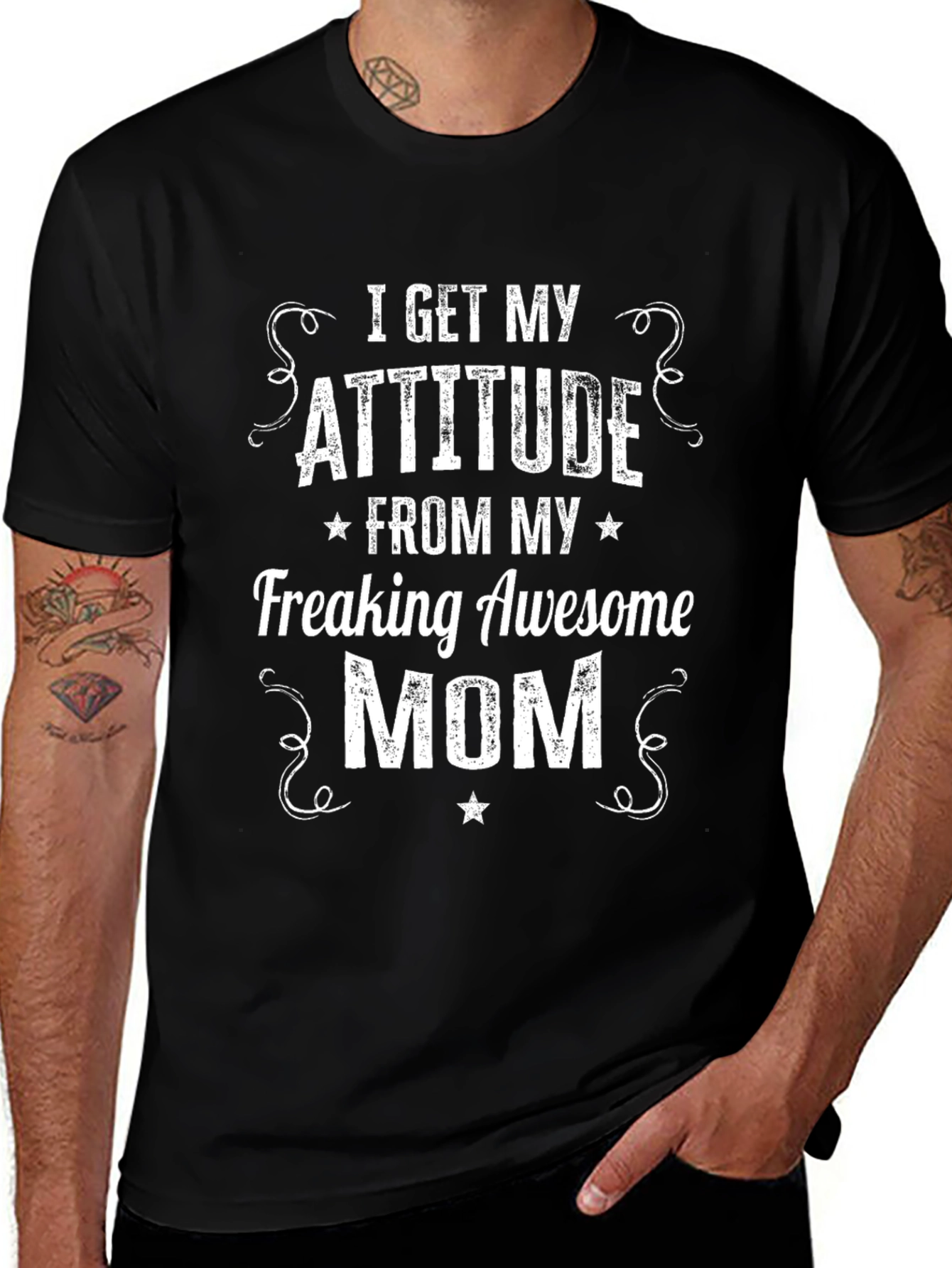 Awesome Mom Attitude T-Shirt