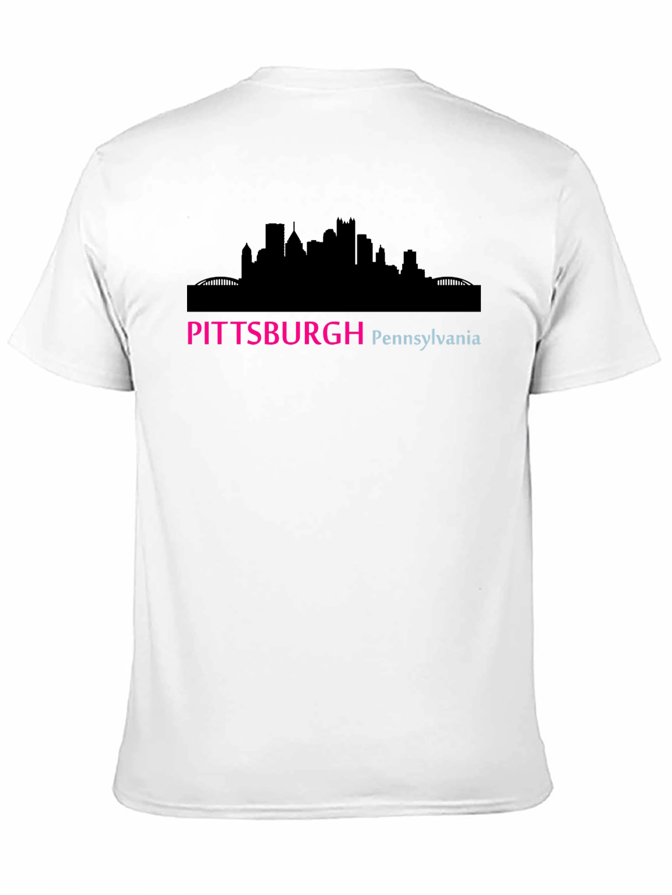 Pittsburgh Skyline Graphic T-Shirt - Black