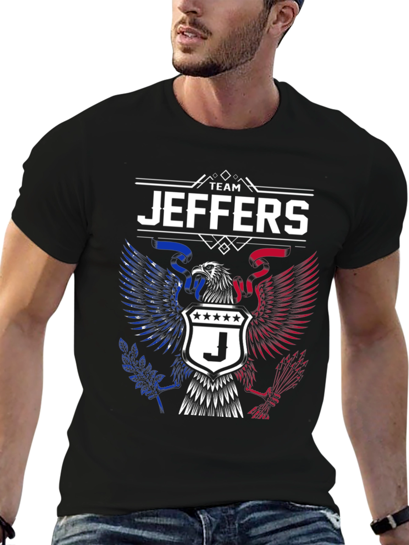 Team Jeffers Eagle Crest Graphic Tee