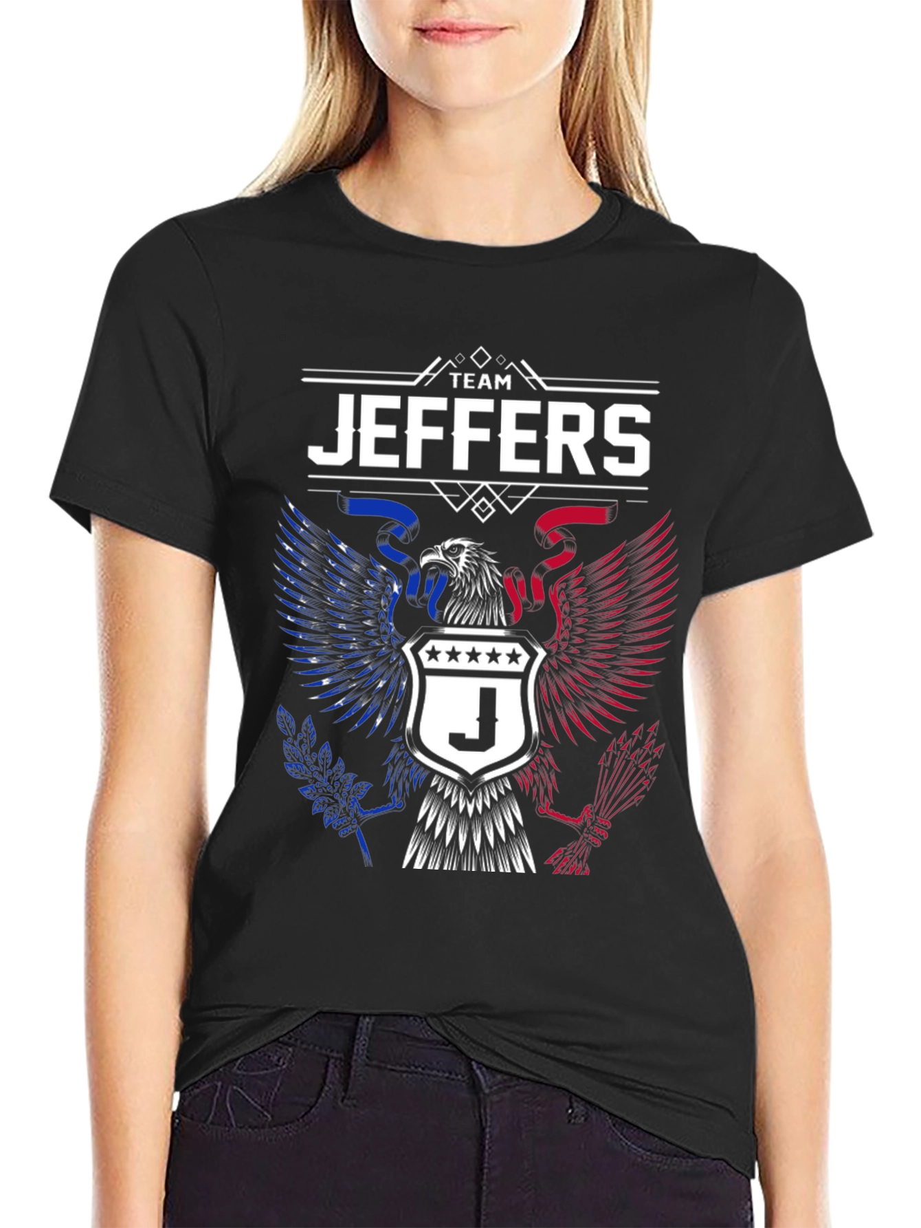 Team Jeffers Eagle Crest Graphic Tee