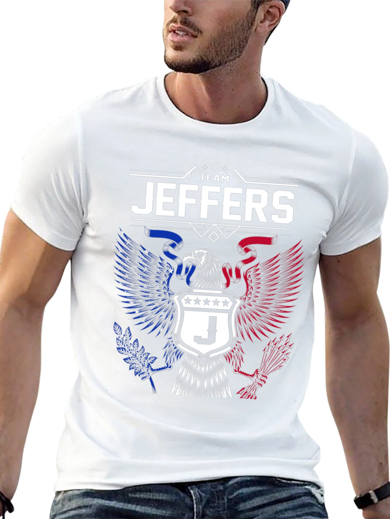 Team Jeffers Eagle Crest Graphic Tee