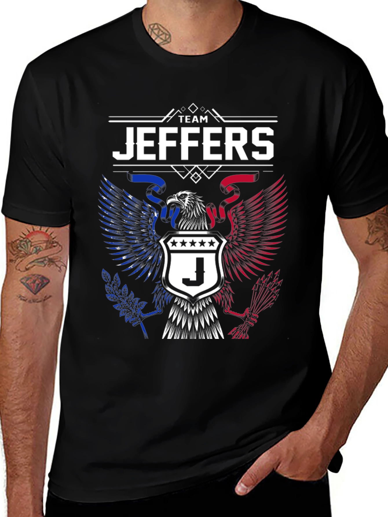 Team Jeffers Eagle Crest Graphic Tee