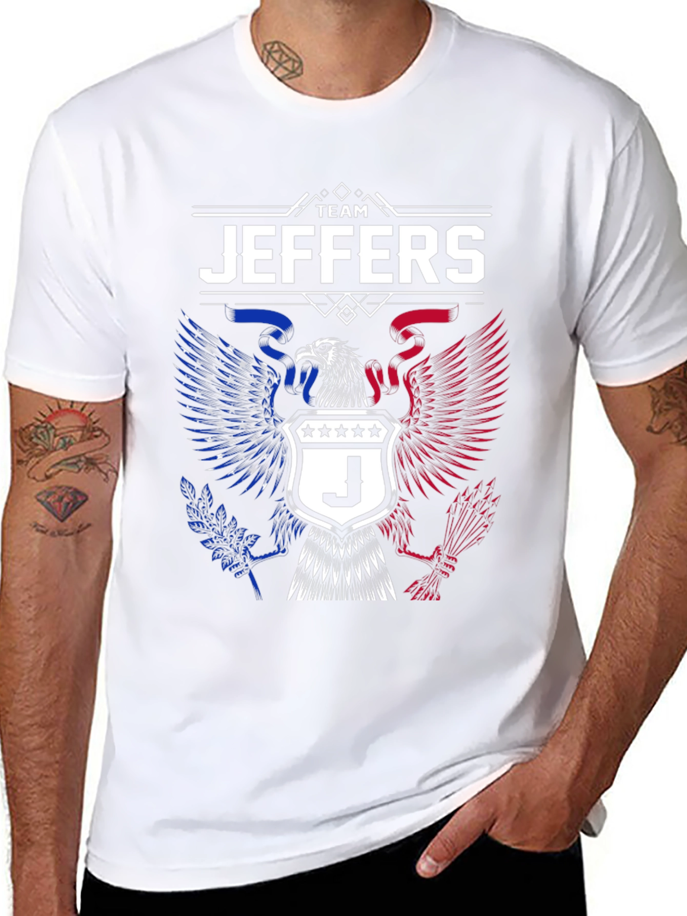 Team Jeffers Eagle Crest Graphic Tee