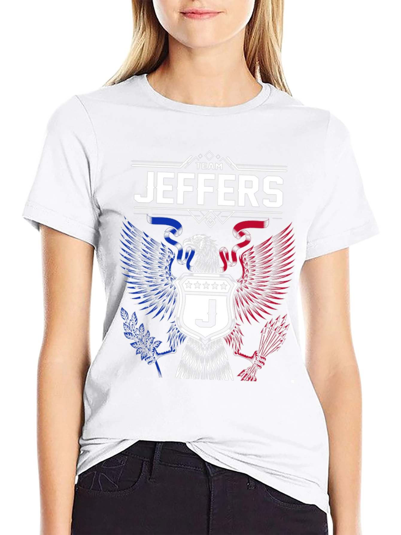 Team Jeffers Eagle Crest Graphic Tee