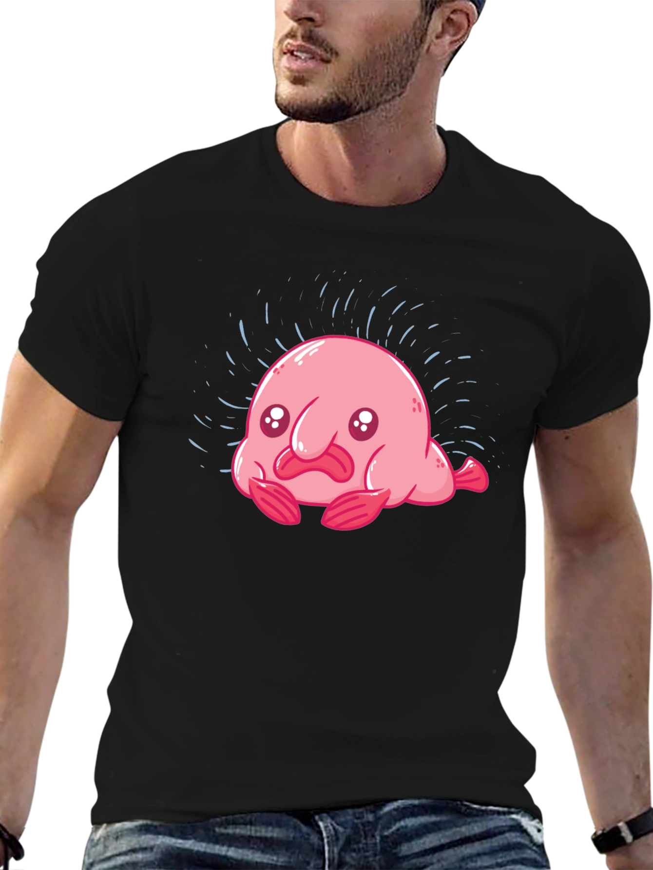 Blobfish Graphic T-Shirt - Funny Sea Creature Tee