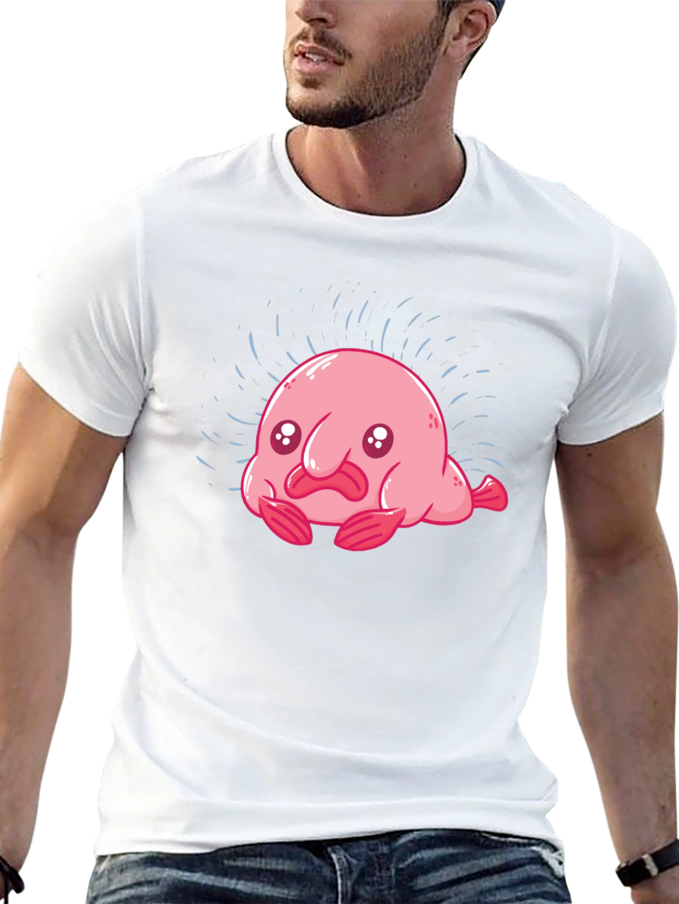 Blobfish Graphic T-Shirt - Funny Sea Creature Tee