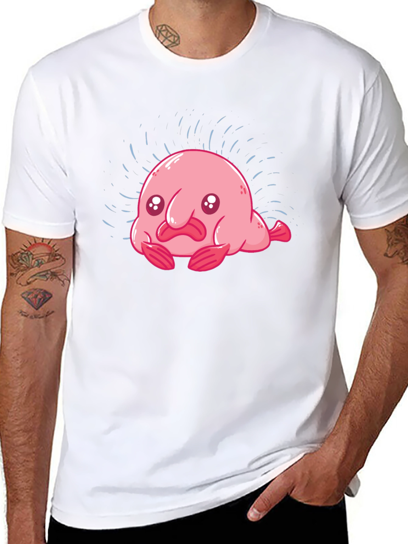 Blobfish Graphic T-Shirt - Funny Sea Creature Tee