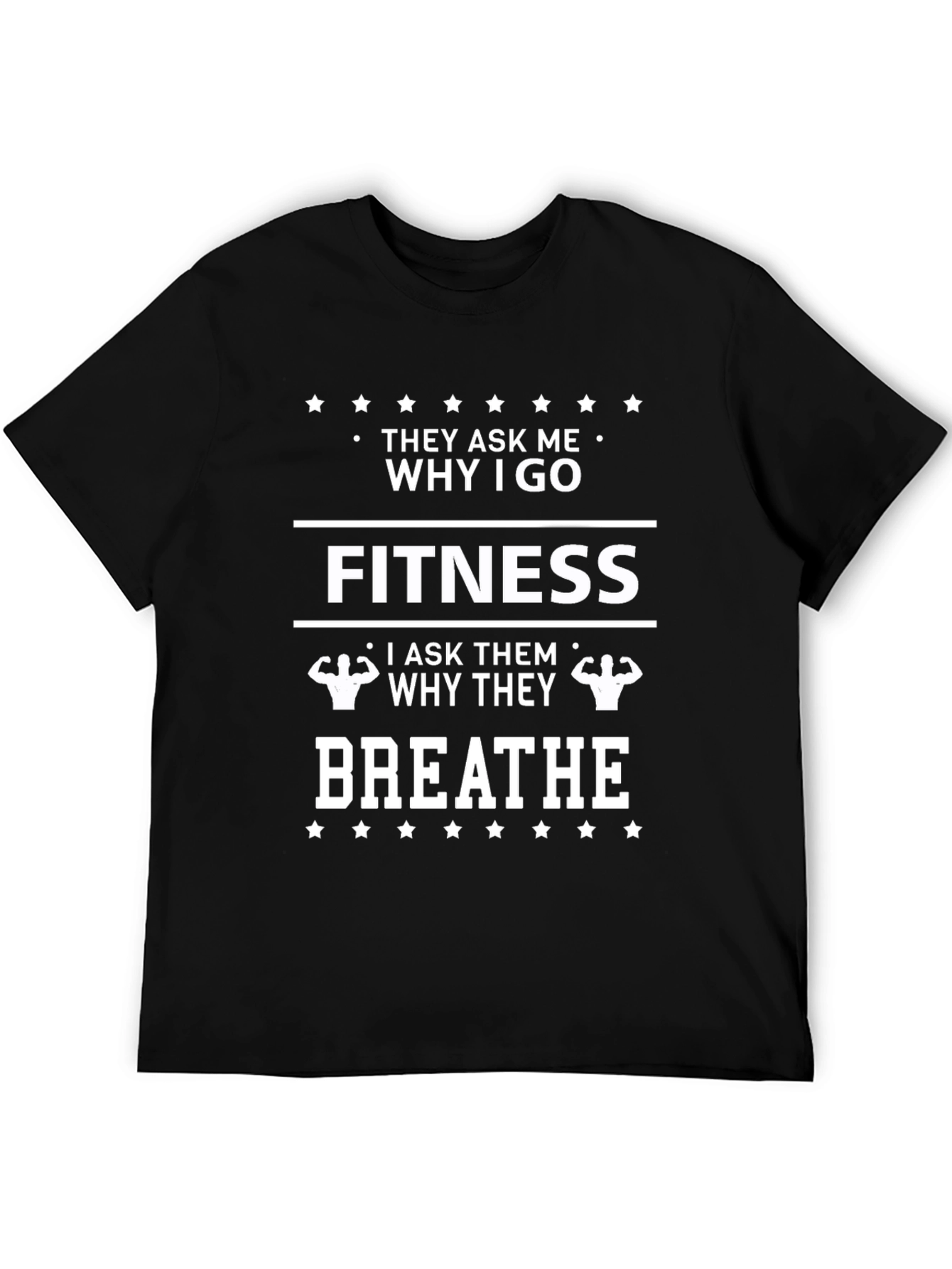 Fitness Gym Motivation Graphic T-Shirt