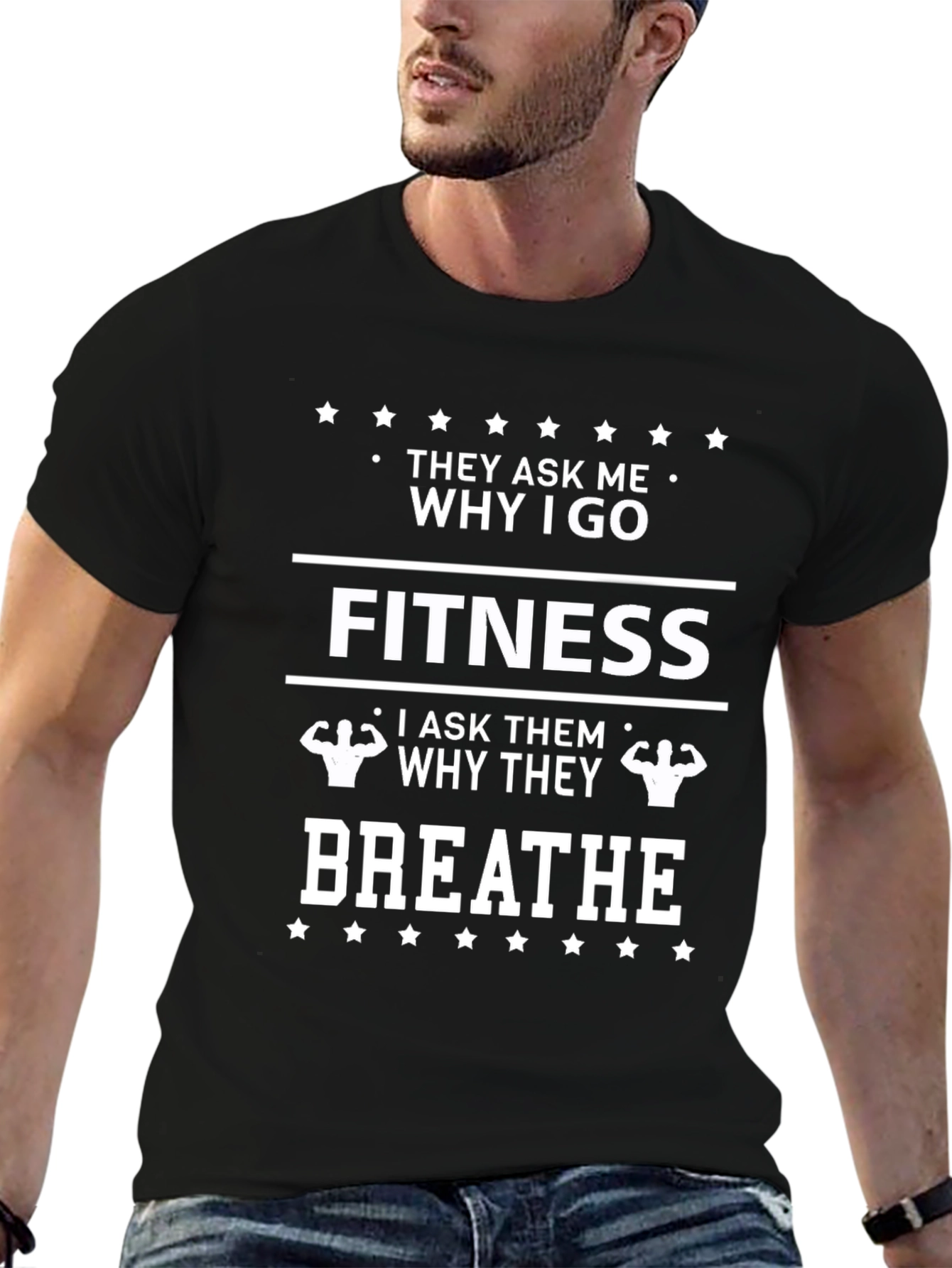 Fitness Gym Motivation Graphic T-Shirt