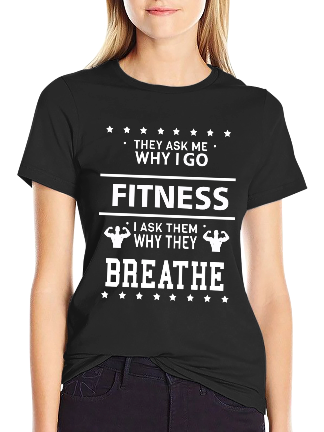 Fitness Gym Motivation Graphic T-Shirt