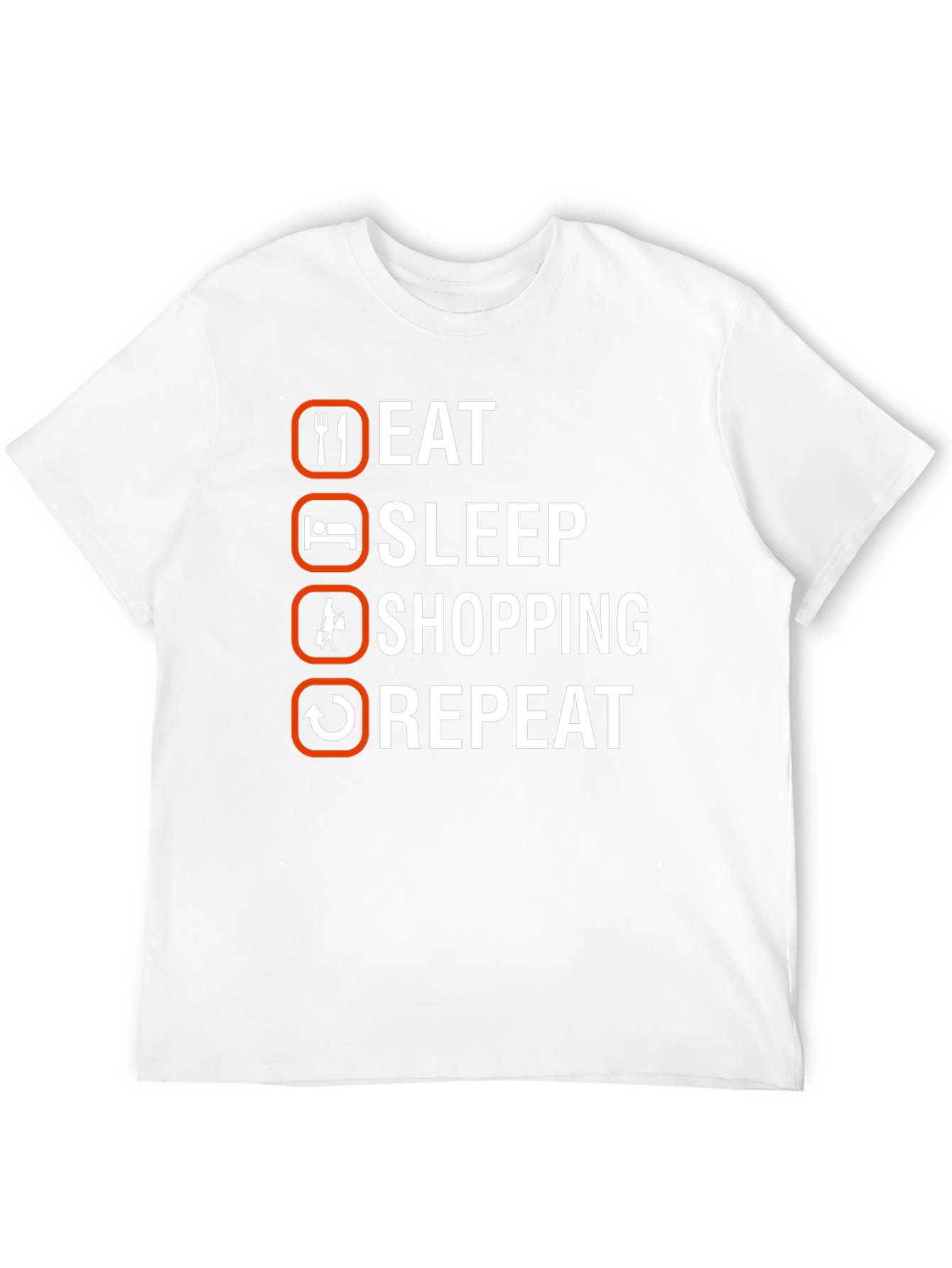 Eat Sleep Shopping Repeat T-Shirt