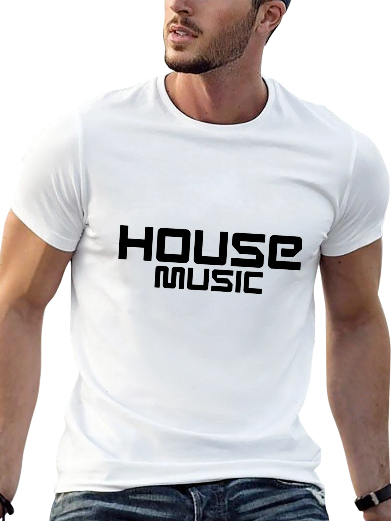 House Music Black T-Shirt