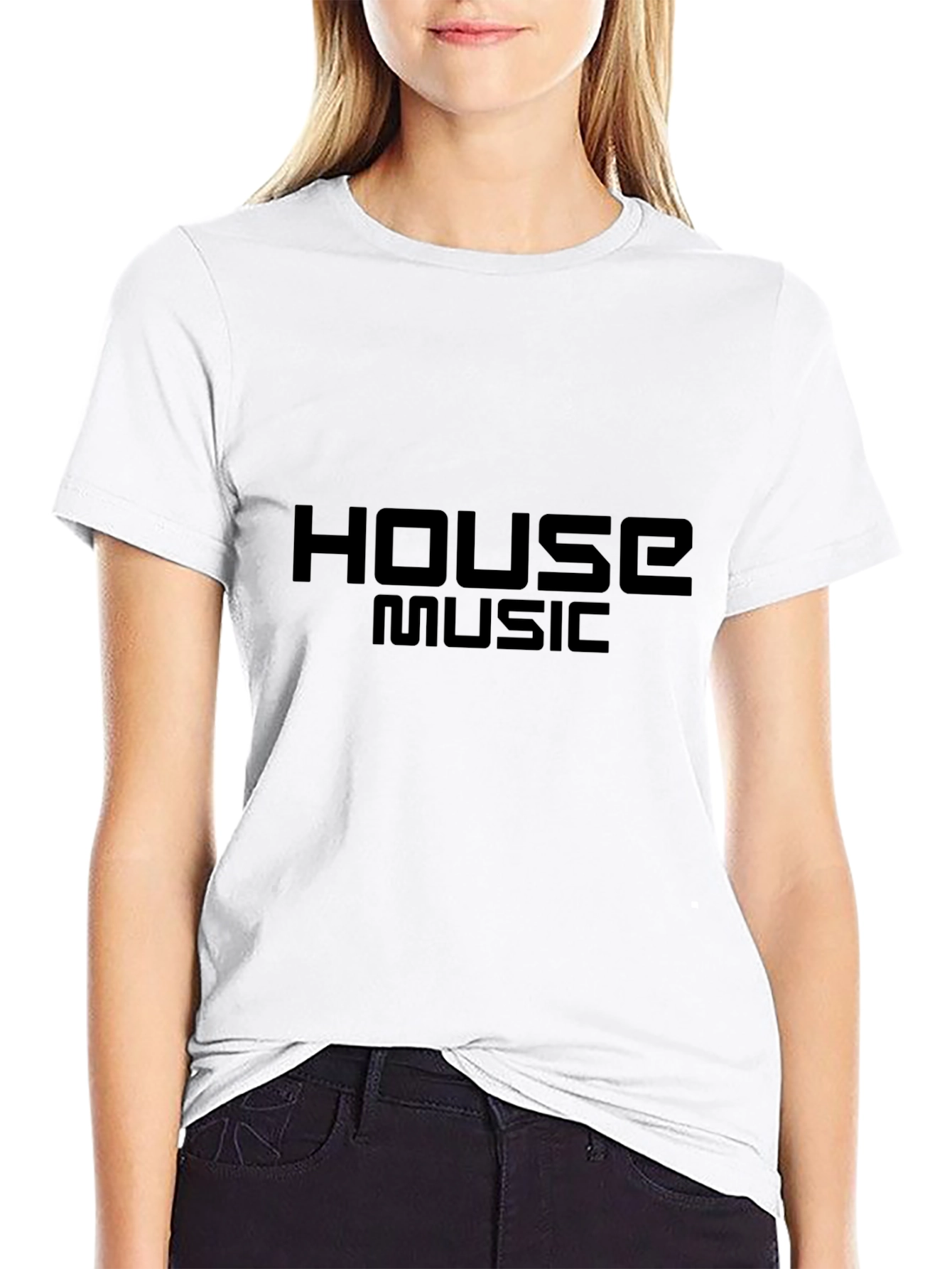 House Music Black T-Shirt