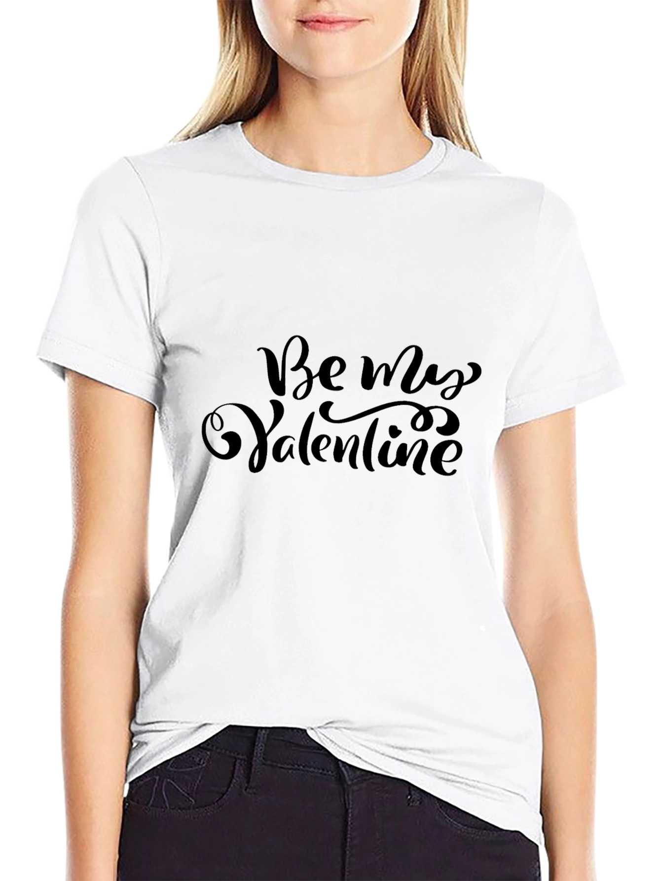 Be My Valentine Black T-Shirt