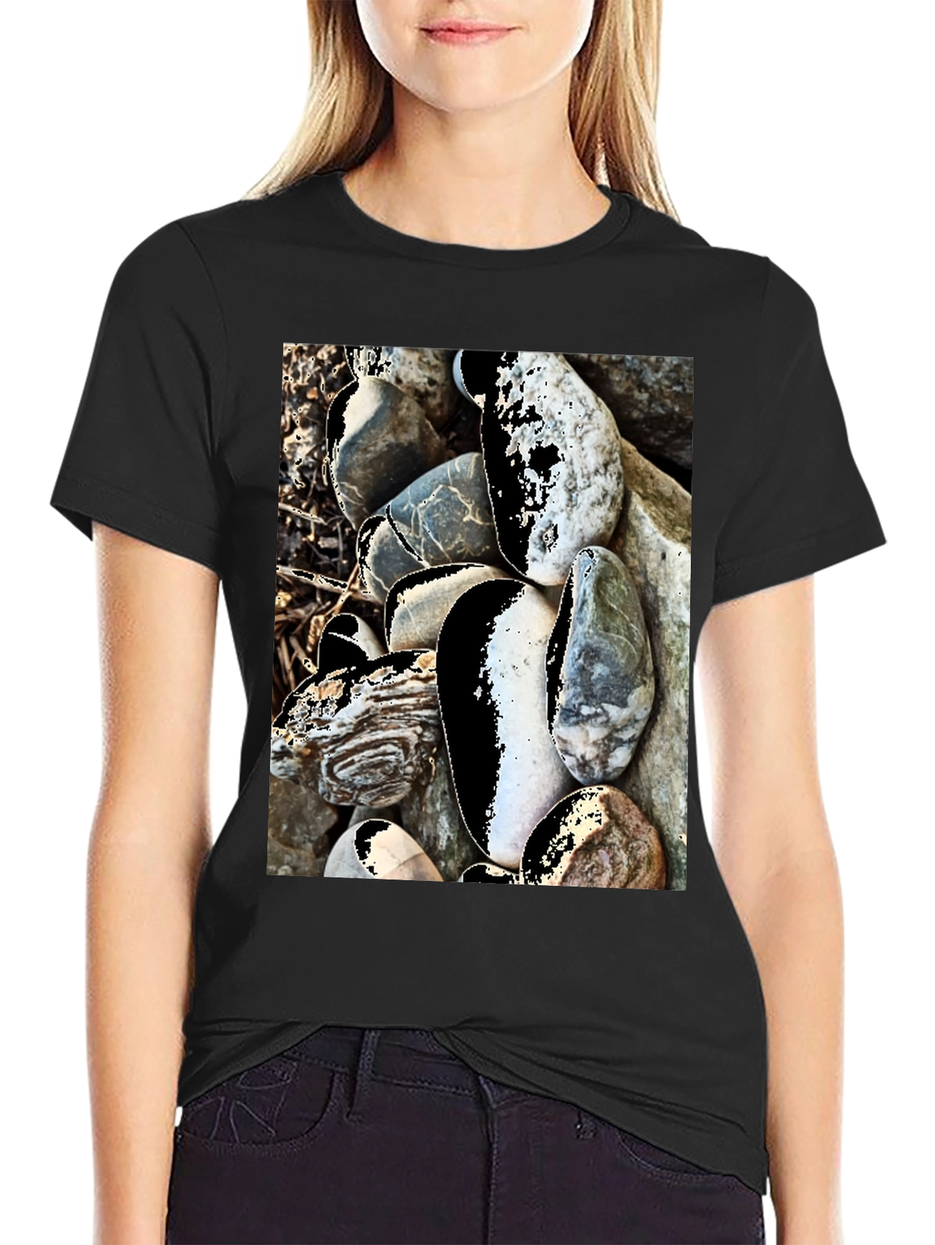 Abstract Stone T-Shirt