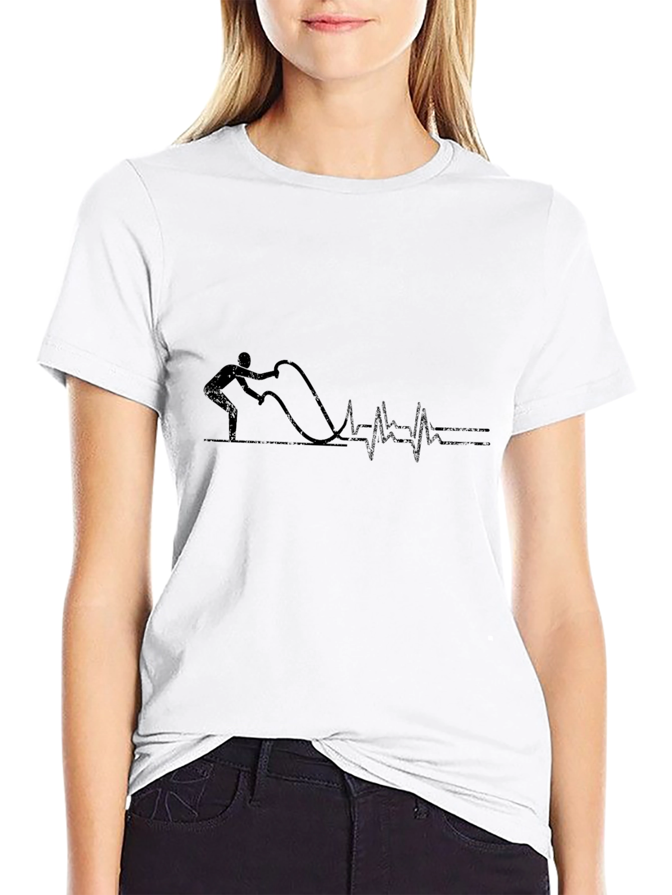 Fitness Pulse Black T-Shirt