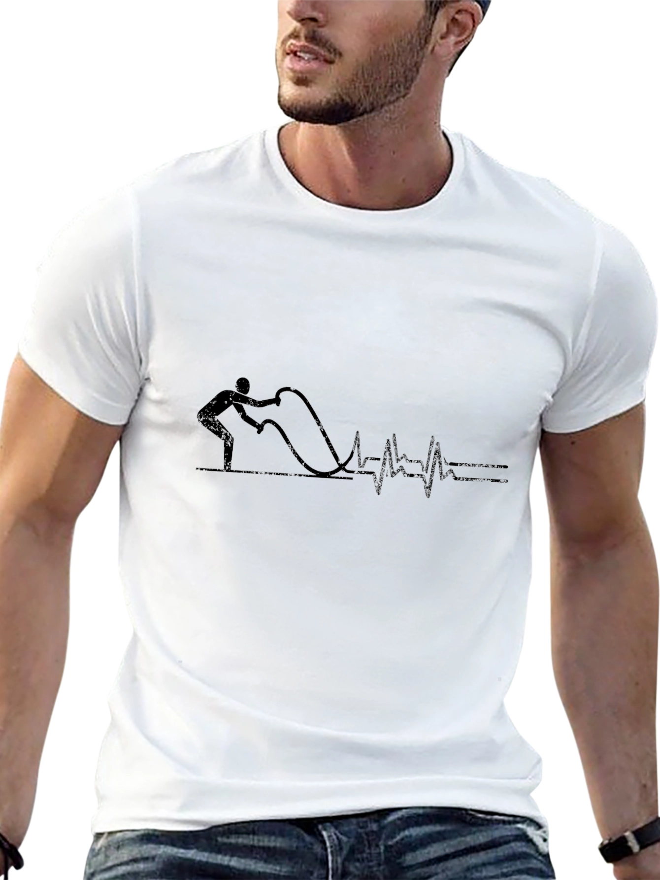 Fitness Pulse Black T-Shirt