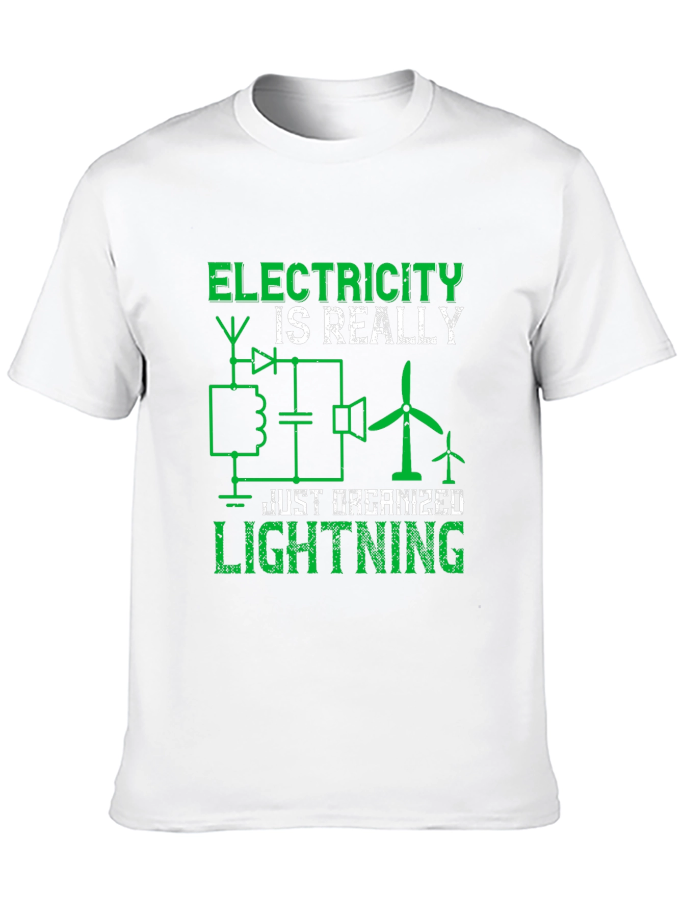 Electricity is Really Just Organized Lightning T-Shirt