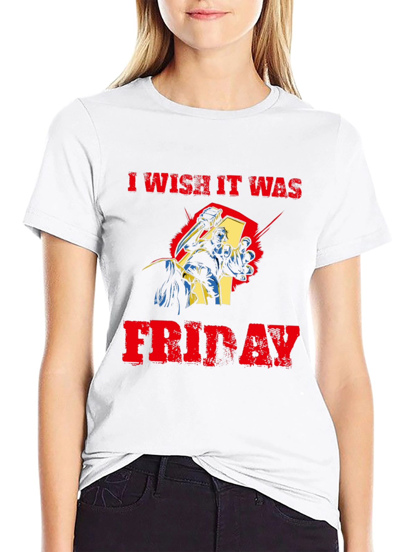 I Wish It Was Friday T-Shirt - Graphic Tee