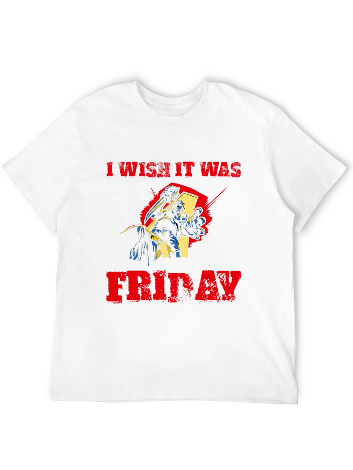 I Wish It Was Friday T-Shirt - Graphic Tee