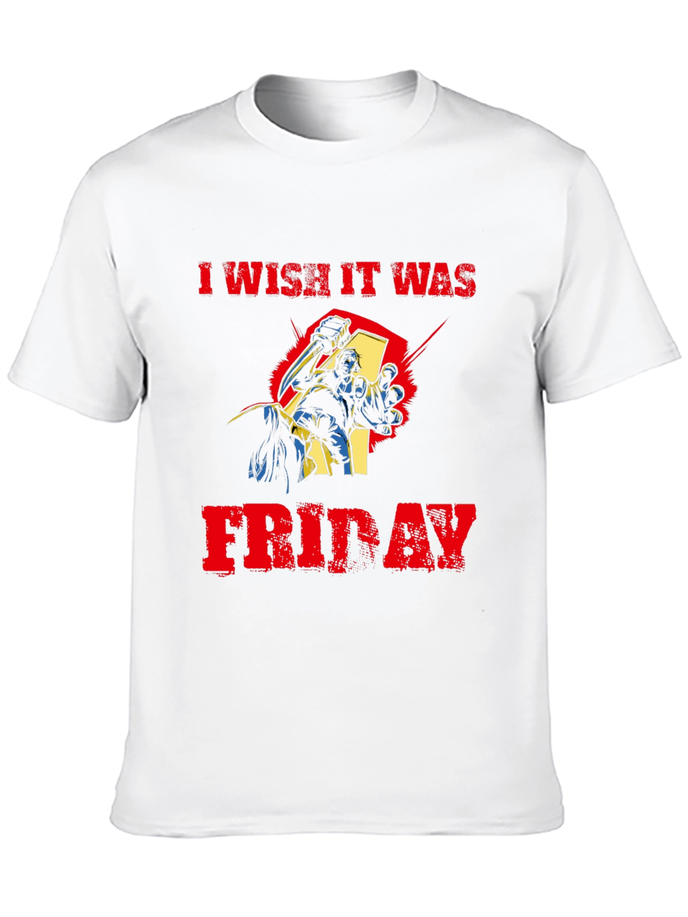 I Wish It Was Friday T-Shirt - Graphic Tee