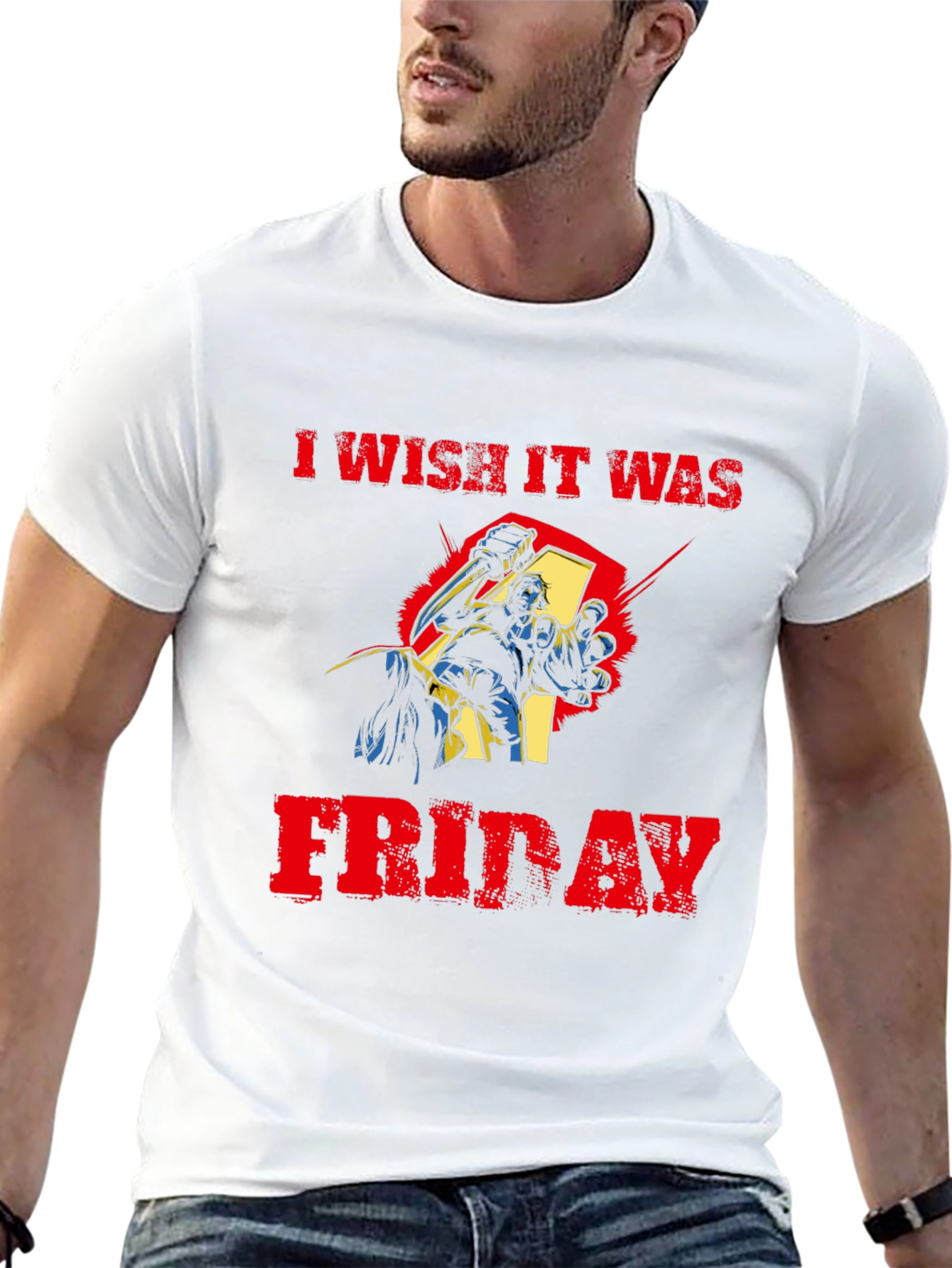 I Wish It Was Friday T-Shirt - Graphic Tee